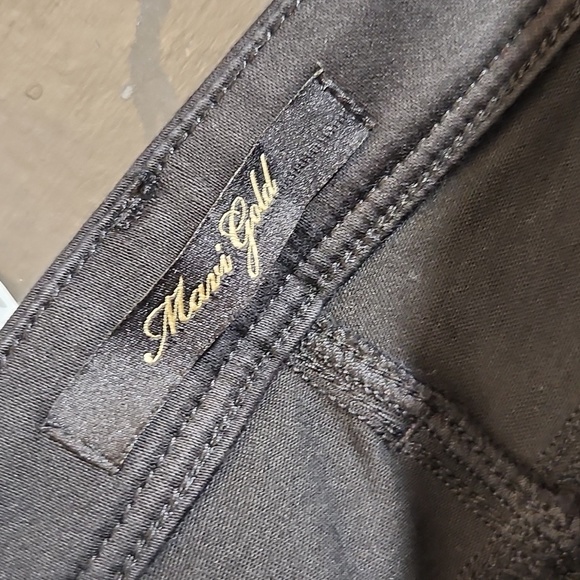 MAVI Adriana Ankle Mid Rise Super Skinny Tuxedo Black Jeans Sample 27 - Picture 7 of 13